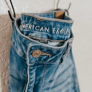 AMERICAN EAGLE JEANS / NEXT LEVEL STRETCH JEGGING/ HIGH RISE / 14 SHORT
